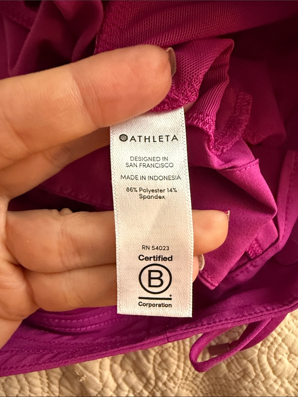 Athleta Fuchsia Drawstring Athletic Shorts - Picture 6 of 6